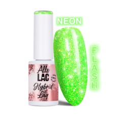 AlleLac Flash Greens Glitter Green UV/LED TPO & HEMA/Di-HEMA Free - Гел лак 6гр.